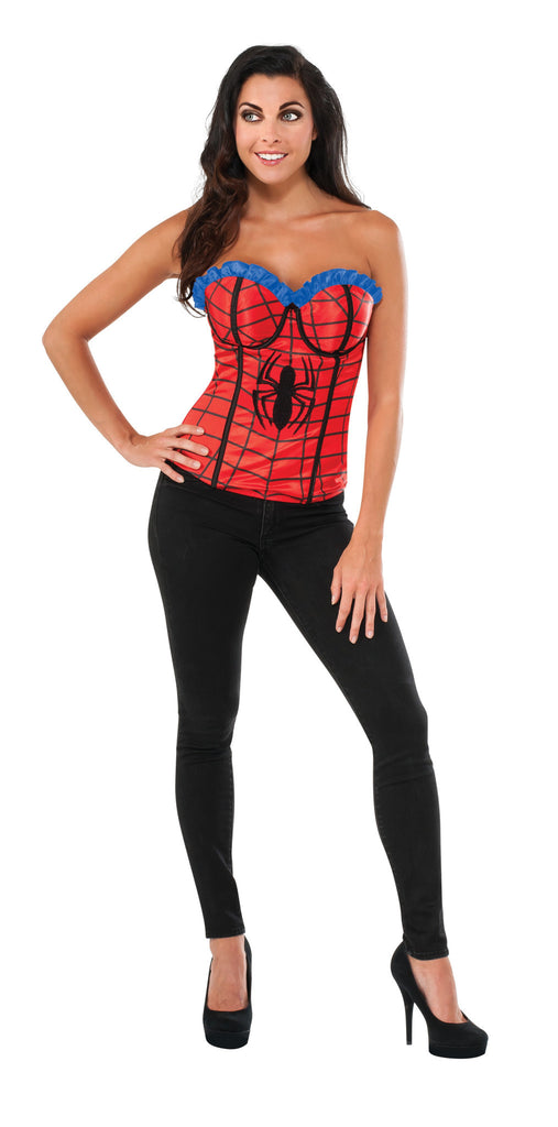 Womens Spider-Girl Classic Corset - Rubies Costumes & Accessories - HalloweenCostumes4U.com - Adult Costumes