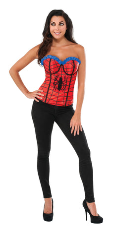 Womens Spider-Girl Classic Corset - Rubies Costumes & Accessories - HalloweenCostumes4U.com - Adult Costumes