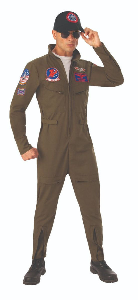 Mens Top Gun Flight Suit Costume