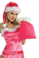 Pink Santa Purse - Rubies Costumes & Accessories - HalloweenCostumes4U.com - Accessories
