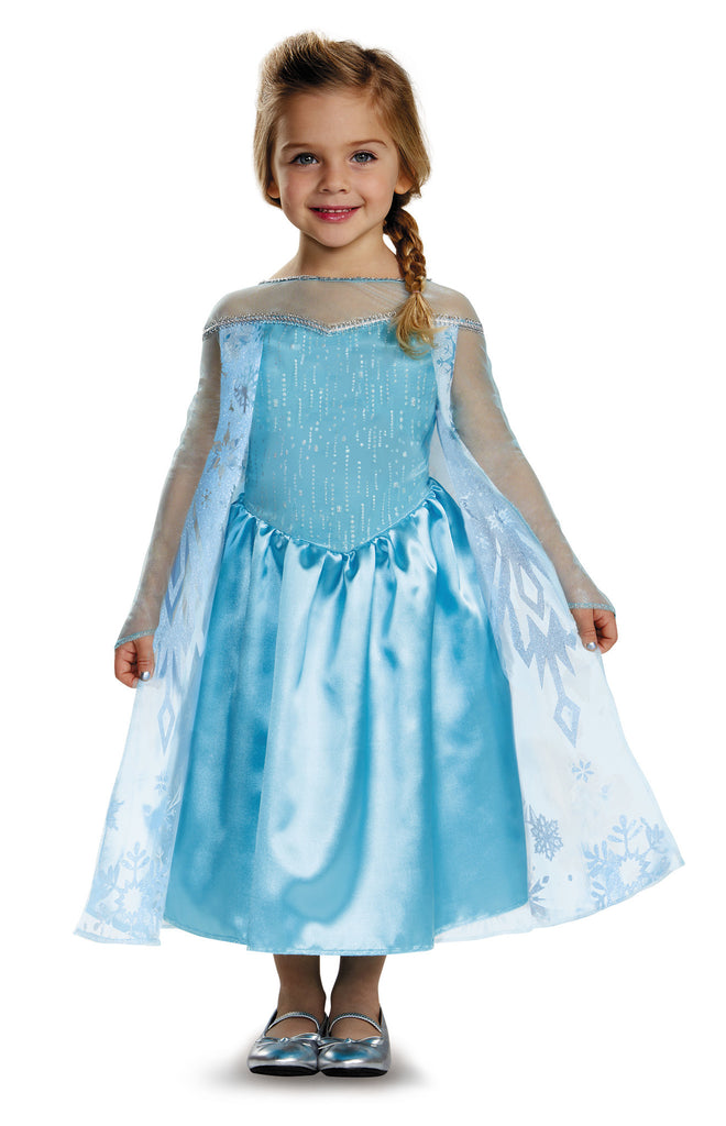Girls Disney Princess Elsa Costume - HalloweenCostumes4U.com - Kids Costumes - 1