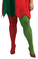 Plus Size Elf Costume Tights - HalloweenCostumes4U.com - Accessories