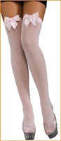 Pink Skull Bow Thigh Highs - Rubies Costumes & Accessories - HalloweenCostumes4U.com - Accessories