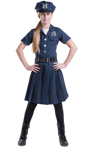 Girls Police Officer Costume - HalloweenCostumes4U.com - Kids Costumes