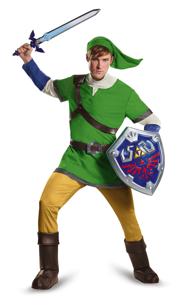 Mens Legend of Zelda Deluxe Link Costume - Disguise Costumes & Accessories - HalloweenCostumes4U.com - Adult Costumes