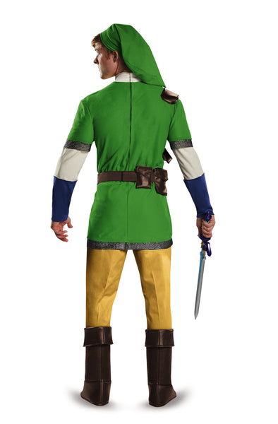 Mens Legend of Zelda Deluxe Link Costume - HalloweenCostumes4U.com - Adult Costumes