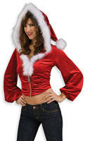 Womens Santa Hoodie - Rubies Costumes & Accessories - HalloweenCostumes4U.com - Adult Costumes