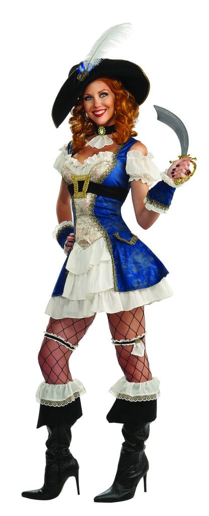 Womens Bonnie Blue Victorian Pirate Costume - Rubies Costumes & Accessories - HalloweenCostumes4U.com - Adult Costumes