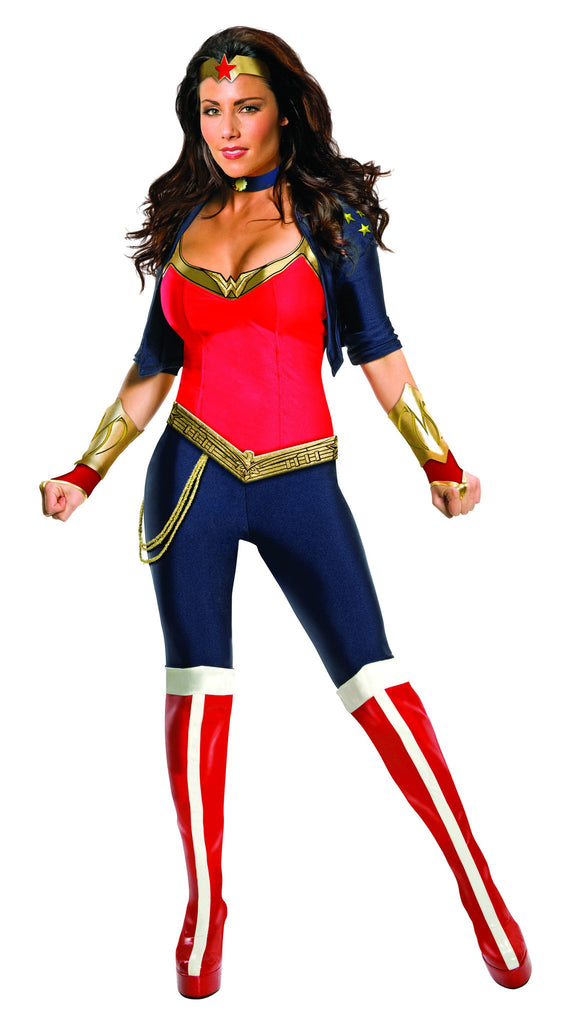 Fancy dress costume - Red/Wonder Woman - Ladies