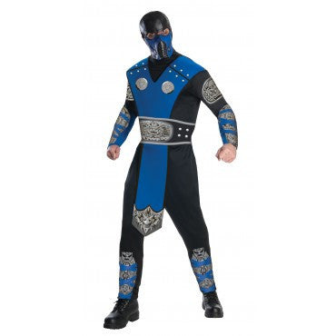 Mens Mortal Kombat Sub-Zero Costume - Rubies Costumes & Accessories - HalloweenCostumes4U.com - Adult Costumes