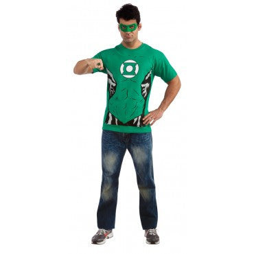 Mens Green Lantern Shirt - Rubies Costumes & Accessories - HalloweenCostumes4U.com - Adult Costumes