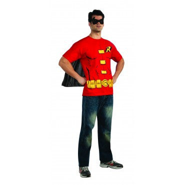 Mens Batman Robin Costume Shirt - Rubies Costumes & Accessories - HalloweenCostumes4U.com - Adult Costumes