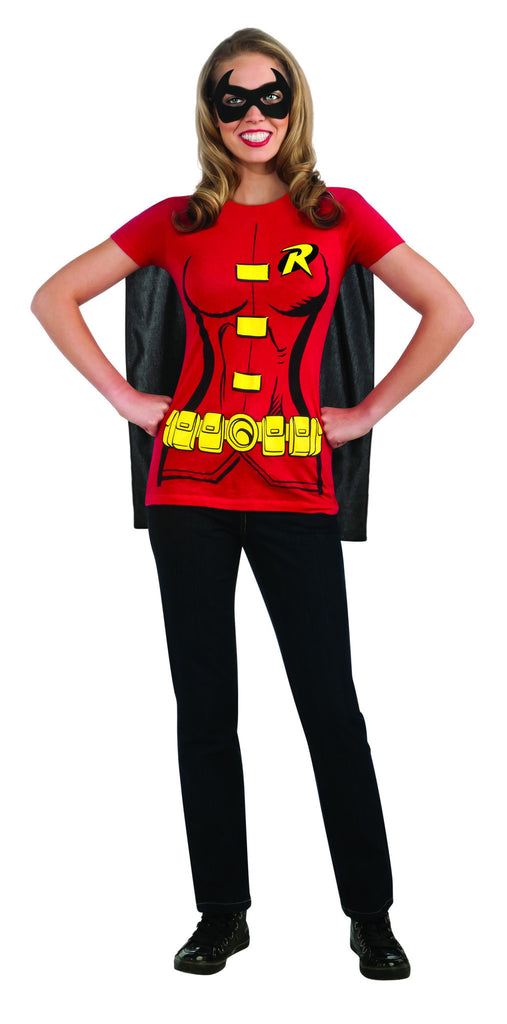 Womens Batman Robin T-Shirt - Rubies Costumes & Accessories - HalloweenCostumes4U.com - Adult Costumes