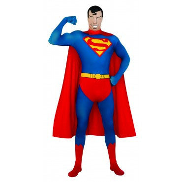 Mens Superman Skin Suit - Rubies Costumes & Accessories - HalloweenCostumes4U.com - Adult Costumes