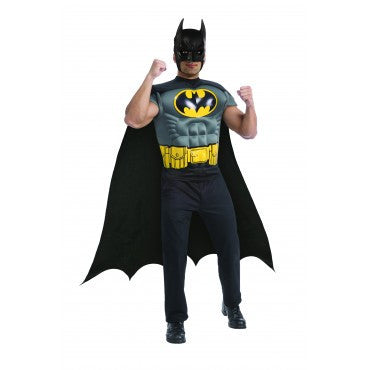 Mens Batman Muscle Chest Shirt - Rubies Costumes & Accessories - HalloweenCostumes4U.com - Adult Costumes