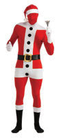 Mens Santa Claus Skin Suit - Rubies Costumes & Accessories - HalloweenCostumes4U.com - Adult Costumes