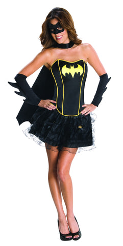 Womens/Teens Batman Batgirl Corset Costume - Rubies Costumes & Accessories - HalloweenCostumes4U.com - Adult Costumes