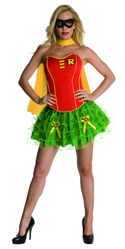 Womens/Teens Batman Robin Corset Costume - HalloweenCostumes4U.com - Adult Costumes