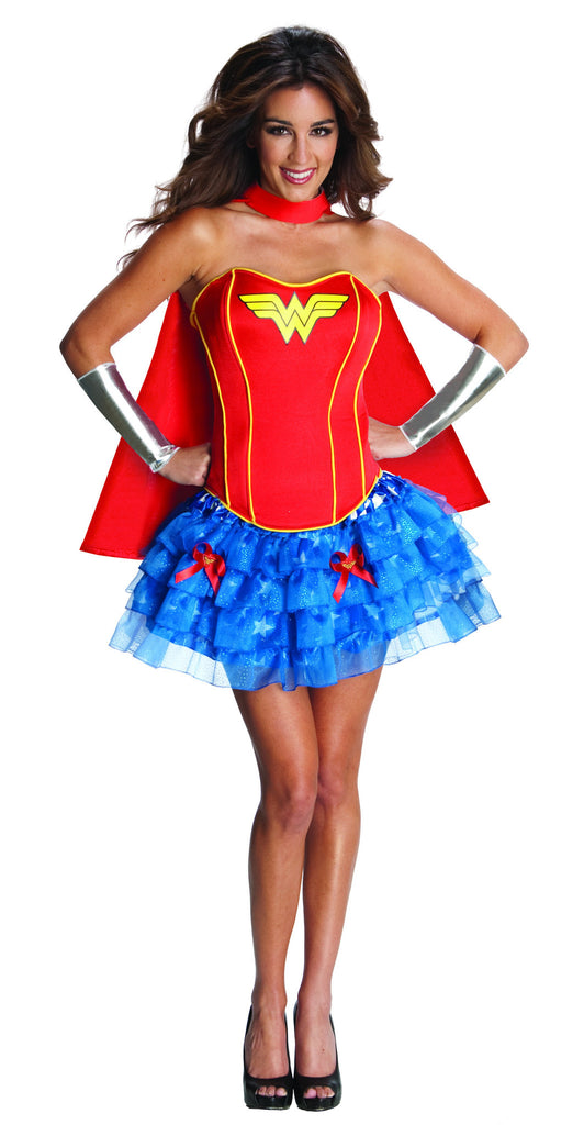 Womens/Teens Wonder Woman Corset Costume - HalloweenCostumes4U.com - Adult Costumes
