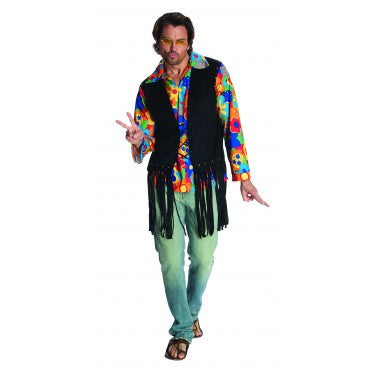 Mens Hippie Flower Power Costume - Rubies Costumes & Accessories - HalloweenCostumes4U.com - Adult Costumes