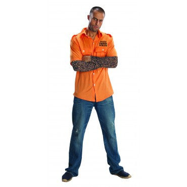 Mens Tattooed Prisoner Costume - Rubies Costumes & Accessories - HalloweenCostumes4U.com - Adult Costumes
