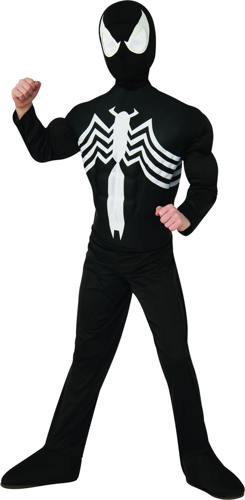 Boys Deluxe Black Spider-Man Costume - Rubies Costumes & Accessories - HalloweenCostumes4U.com - Kids Costumes