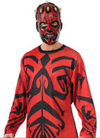 Mens Star Wars Darth Maul Shirt and Mask - Rubies Costumes & Accessories - HalloweenCostumes4U.com - Adult Costumes