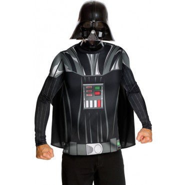 Mens Star Wars Darth Vader Shirt and Mask - Rubies Costumes & Accessories - HalloweenCostumes4U.com - Adult Costumes