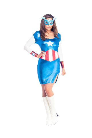Womens/Teens American Dream Dress - Rubies Costumes & Accessories - HalloweenCostumes4U.com - Adult Costumes