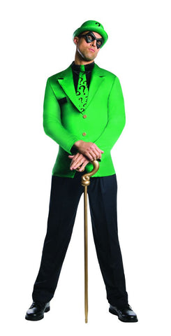 Mens Batman Deluxe The Riddler Costume - HalloweenCostumes4U.com - Adult Costumes