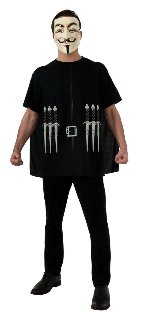 Mens V for Vendetta Costume - Rubies Costumes & Accessories - HalloweenCostumes4U.com - Adult Costumes
