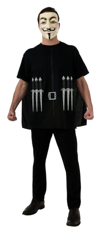 Mens V for Vendetta Costume - Rubies Costumes & Accessories - HalloweenCostumes4U.com - Adult Costumes