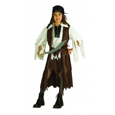 Girls Caribbean Pirate Costume - HalloweenCostumes4U.com - Kids Costumes