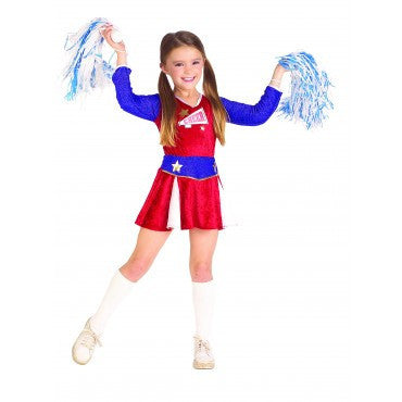 Girls Cheerleader Costume - HalloweenCostumes4U.com - Kids Costumes