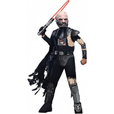 Boys Star Wars Deluxe Battle Damaged Darth Vader Costume - Rubies Costumes & Accessories - HalloweenCostumes4U.com - Kids Costumes