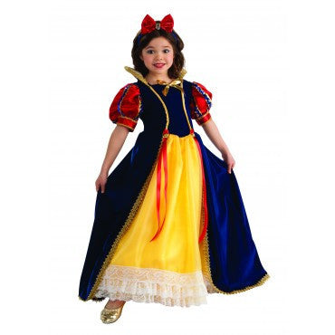 Girls Deluxe Snow White Costume - Rubies Costumes & Accessories - HalloweenCostumes4U.com - Kids Costumes