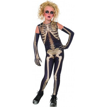 Girls Skeleton Costume - Rubies Costumes & Accessories - HalloweenCostumes4U.com - Kids Costumes