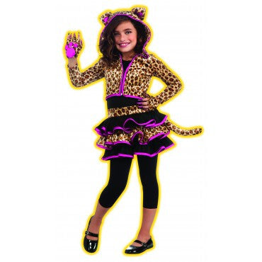Girls Leopard Hoodie - HalloweenCostumes4U.com - Kids Costumes