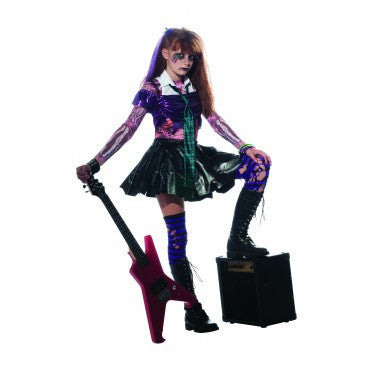 Girls Zombie Rock Star Costume - Rubies Costumes & Accessories - HalloweenCostumes4U.com - Kids Costumes