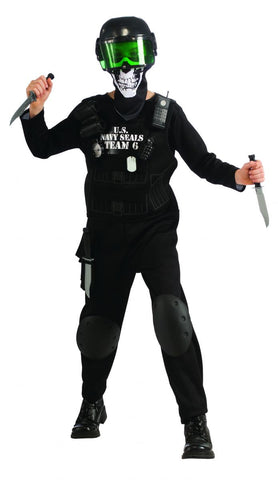 Boys Navy Seal Black Team 6 Costume
