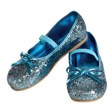 Kids Blue Glitter Flats - Rubies Costumes & Accessories - HalloweenCostumes4U.com - Accessories