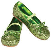 Kids Green Glitter Shoes - Rubies Costumes & Accessories - HalloweenCostumes4U.com - Accessories