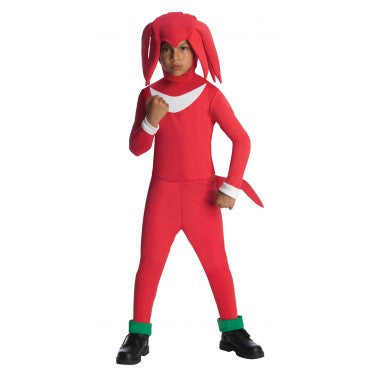 Boys Sonic the Hedgehog Knuckles Costume - HalloweenCostumes4U.com - Kids Costumes
