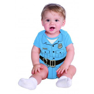 Newborn/Infant Police Officer Romper - Rubies Costumes & Accessories - HalloweenCostumes4U.com - Kids Costumes