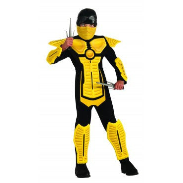 Boys Yellow Ninja Costume - Rubies Costumes & Accessories - HalloweenCostumes4U.com - Kids Costumes