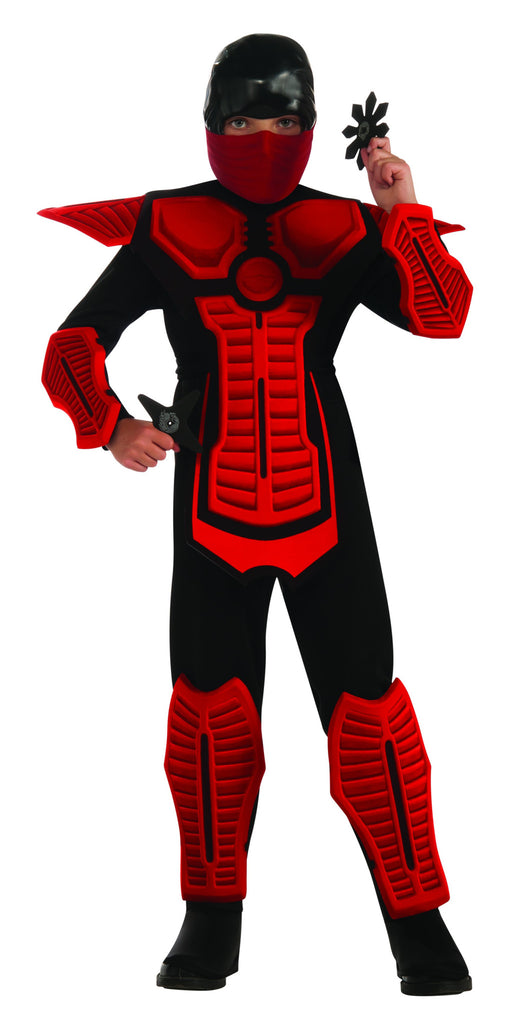 Boys Deluxe Red Ninja Costume - Rubies Costumes & Accessories - HalloweenCostumes4U.com - Kids Costumes