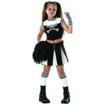 Girls Bad Spirit Cheerleader Costume - HalloweenCostumes4U.com - Kids Costumes