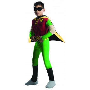 Boys Teen Titans Go Deluxe Robin Costume - HalloweenCostumes4U.com - Kids Costumes