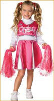 Girls Cheerleader Costume - HalloweenCostumes4U.com - Kids Costumes