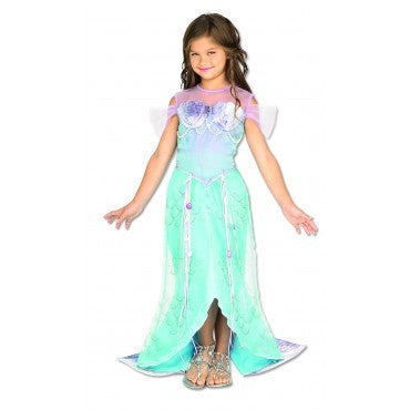 Girls Deluxe Mermaid Costume - HalloweenCostumes4U.com - Kids Costumes